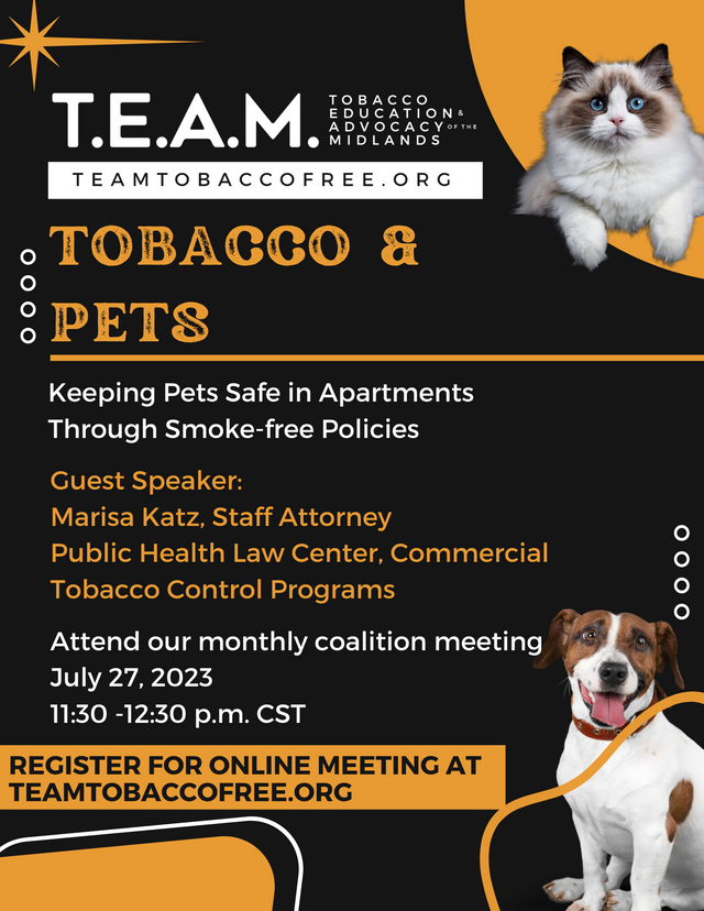 team tobacco pets