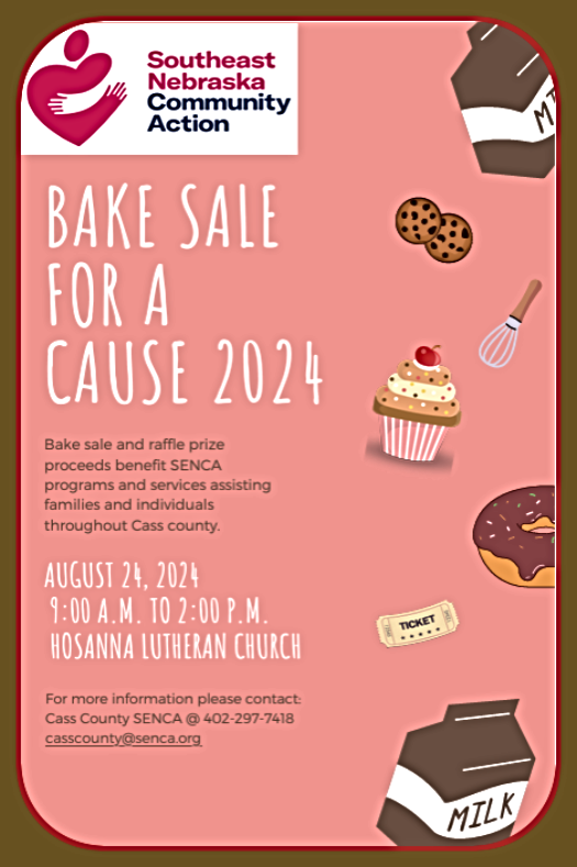 2024 08 21 SENCA Bake Sale