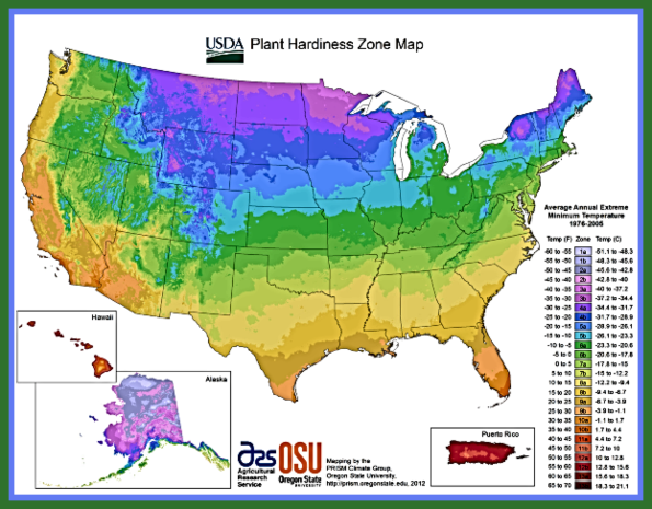 2023 11 22 USDA PLANT HARDINESS MAP