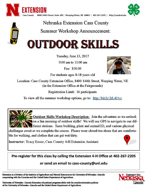 2017 05 31 4 H 5 Outdoor Skills 2017