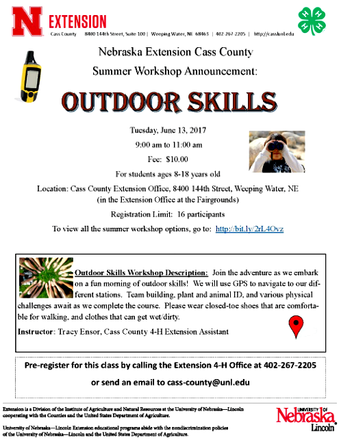 2017 06 14 4H 5 Outdoor Skills 2017