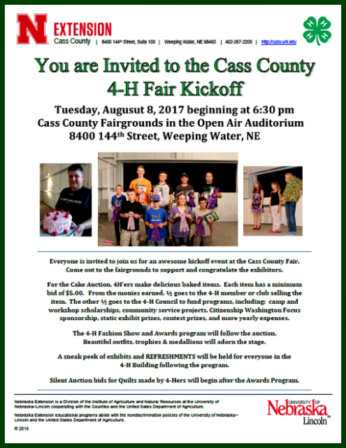 2017 07 19 4 H Fair Kickoff