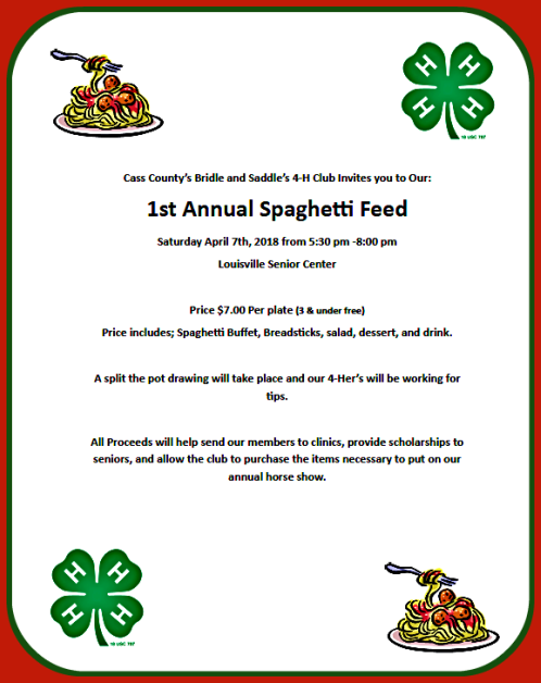 2018 03 14 LSV bridle club spaghetti feed