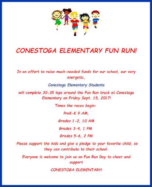 2017 09 13 CONESTOGA FUN RUN