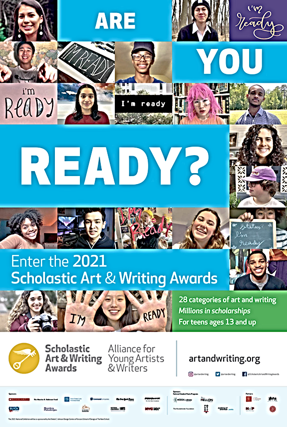 2020 12 02 SCHOLASTIC ARTS CONTEST 2021 Poster p 1