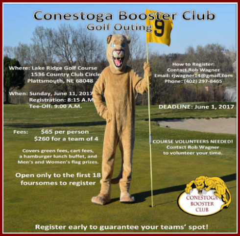 2017 05 24 MRY Booster Club Golf Outing