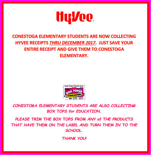 2017 10 25 CONESTOGA BOX TOPS HYVEE