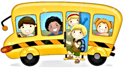 school bus and children clipart 16