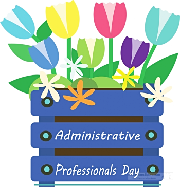 2026 04 22 happy administrative professionals day free clip art 1