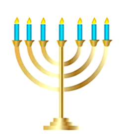 2023 04 05 7 candle menorah 1