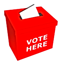 VOTE HERE CLIP ART 1