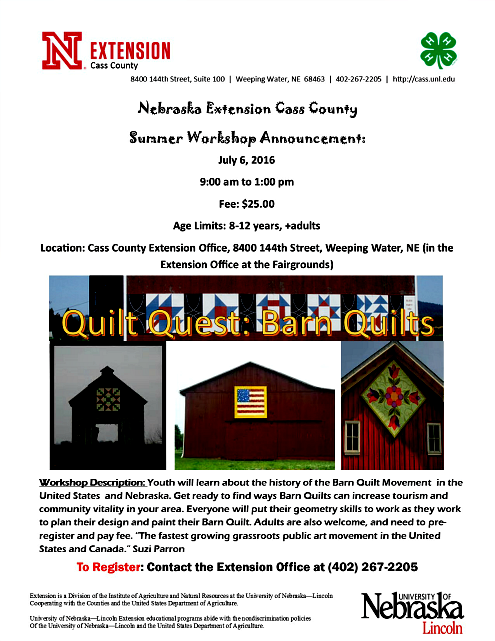 2016 06 29 WW Co Ext Barn Quilts
