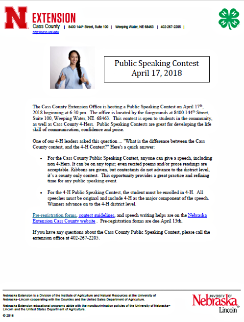 2018 04 04 WW UNL EXT speech