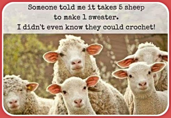 2021 03 31 Crochet sheep 1