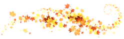 autumn leaf page divider l
