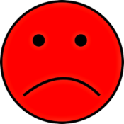 red frown