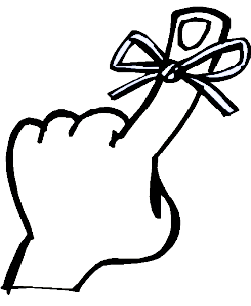 string finger reminder