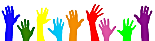 volunteer hands