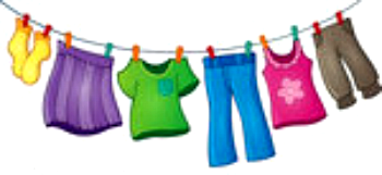 clothes on clothesline