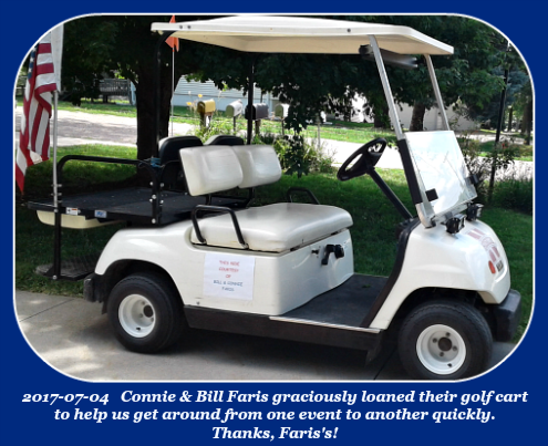 2017 07 04 Fariss golf cart