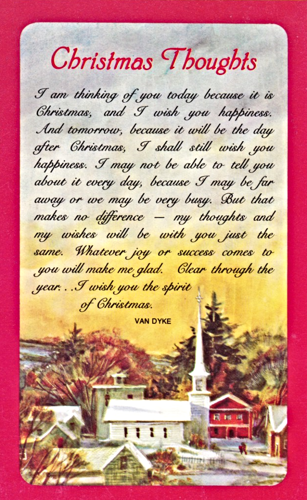 2020 12 23 CHRISTMAS THOUGHTS