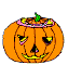 jack o lantern black cat