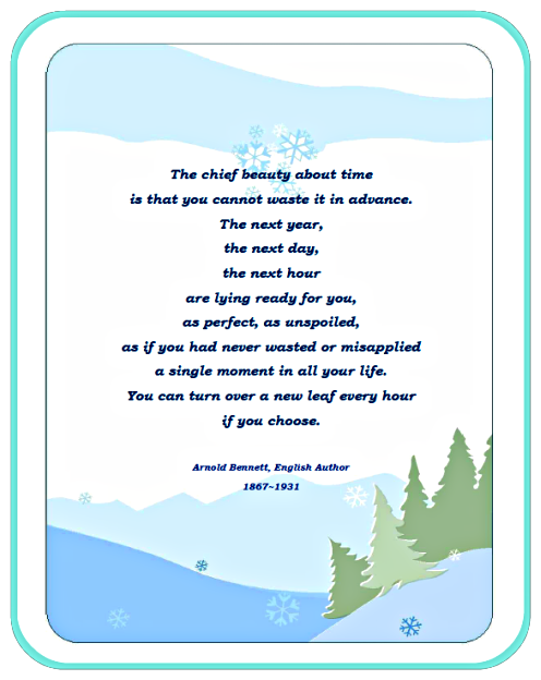 2018 01 03 Quote beauty about time