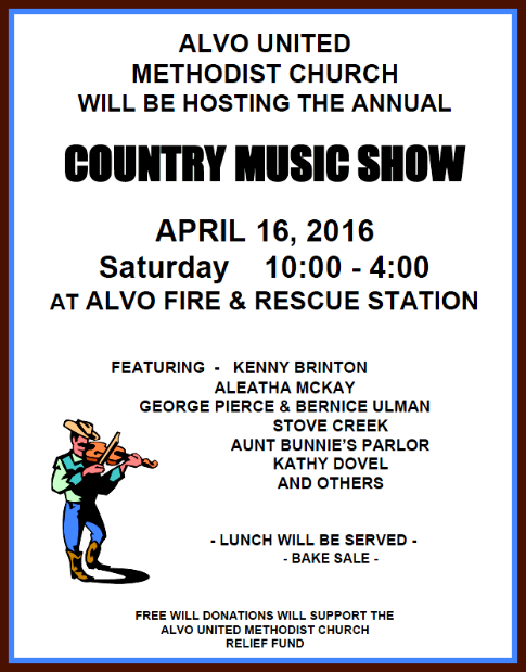 2016 04 13 ALVO Country music