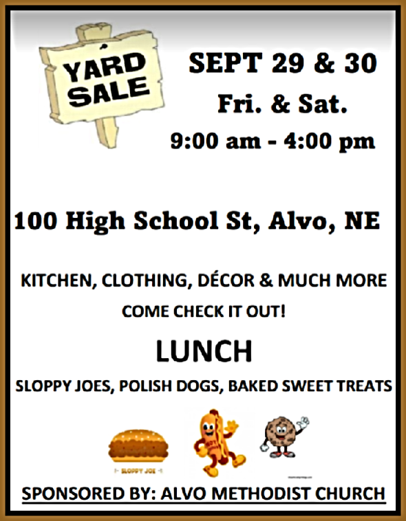 2023 09 27 ALVO Mth Church yard sale 1