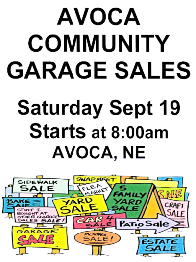 2020 09 09 AVOCA GARAGE SALES 1 1
