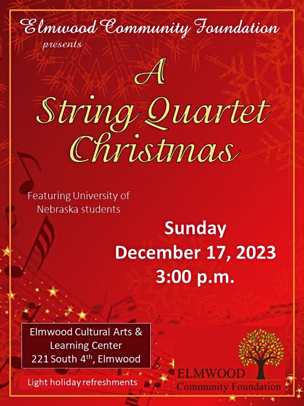 2023 12 13 ELM Christmas Strings Quartet