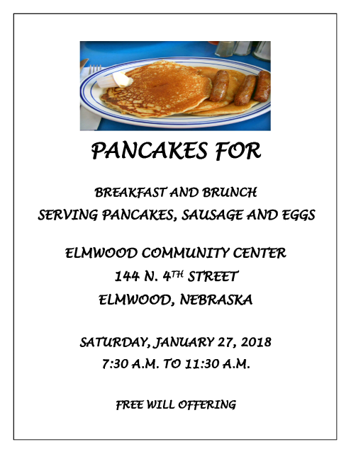 2018 01 24 ELM PANCAKES FLYER