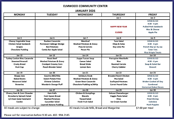 2025 12 31 ELM Sr Dnnr Jan menu