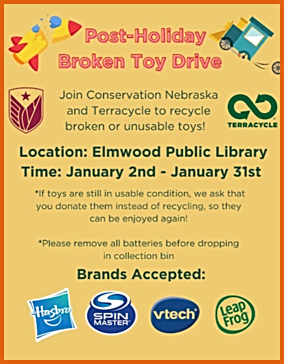 2025 01 22 ELM Library toy drive