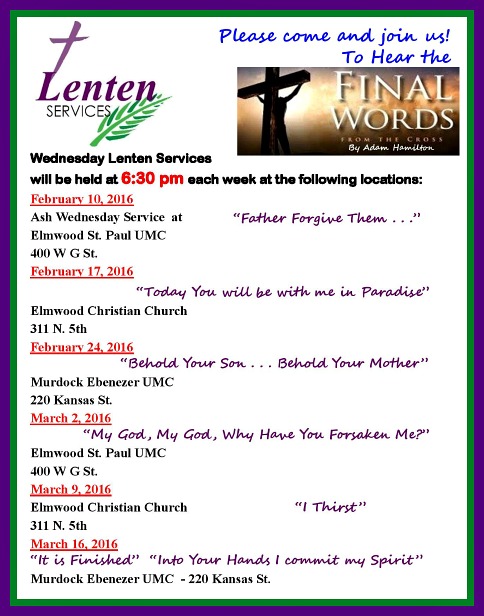 2016 02 03 ELM churches