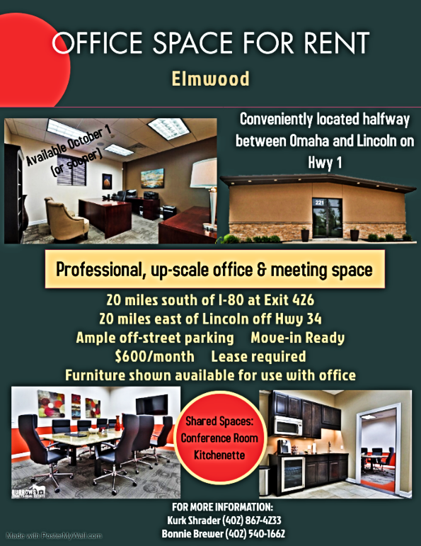 2021 09 01 ELM Office for Rent Office 1 Aug 2021