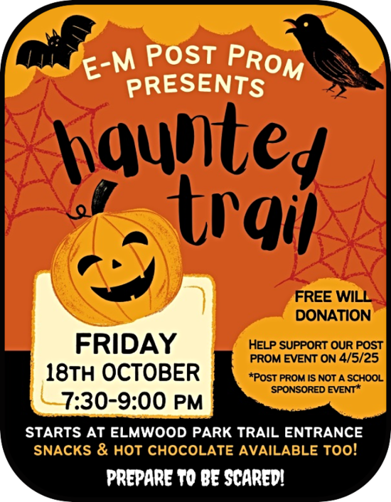 2024 10 02 ELM haunted trail post prom