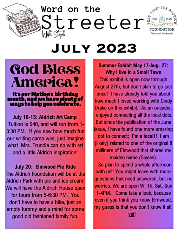 2023 07 12 ELM Word on the Streeter 1 1