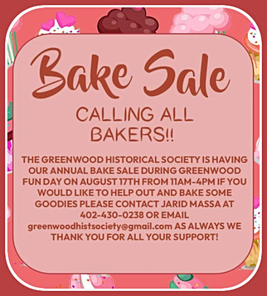 2024 08 07 GRN HIST SOC Bake sale