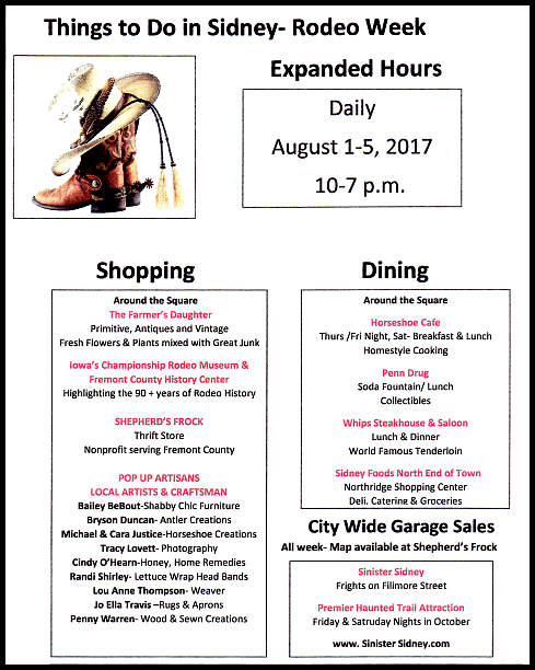2017 07 25 SIDNEY IA RODEO