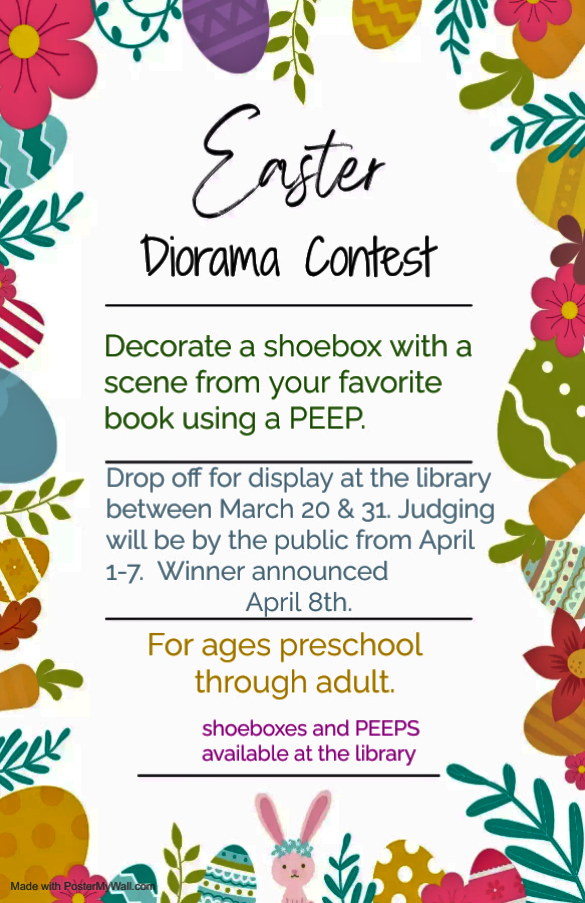 2023 02 22 LSV LIB Easter diorama contest