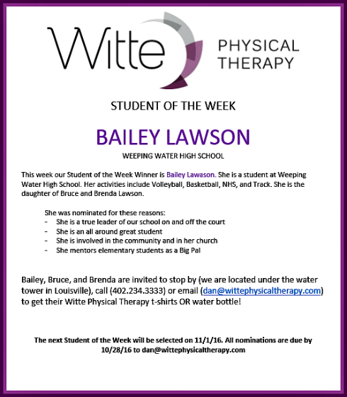 2016 10 26 LSV Witte SOTW Lawson