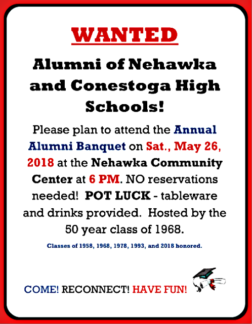 2018 04 25 NEH Alumni flier