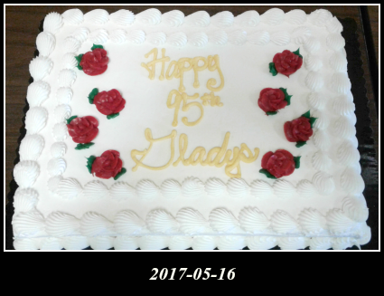 2017 05 16 Gladys cake