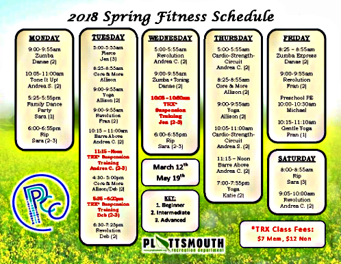 2018 03 07 PLT Comm Center Spring fitness