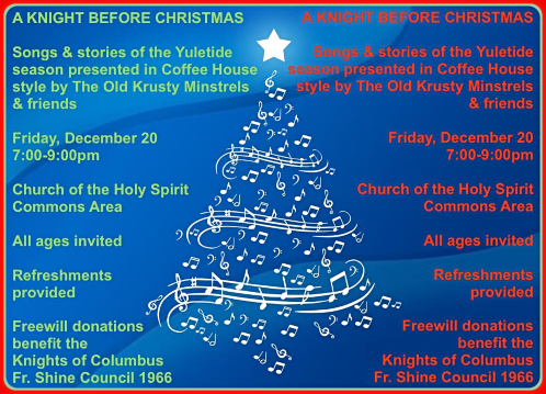 2019 12 18 PLT Holy Spirit Yuletide Coffee House