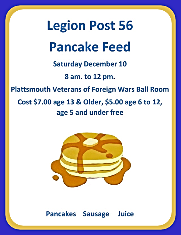 2022 11 23 PLT LEGION VFW Pancake Feed