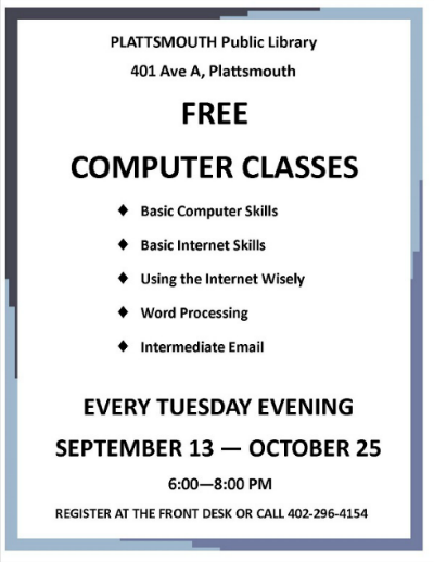 2016 09 14 PLT LIBRARY Computer classes