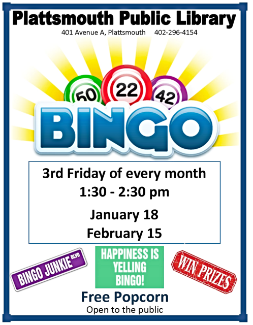 2019 01 16 PLT Lib Bingo