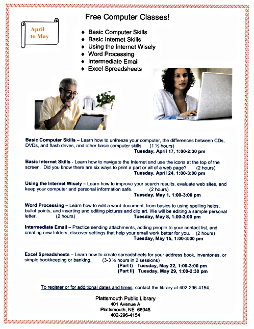 2018 04 11 PLT LIB Computer classes